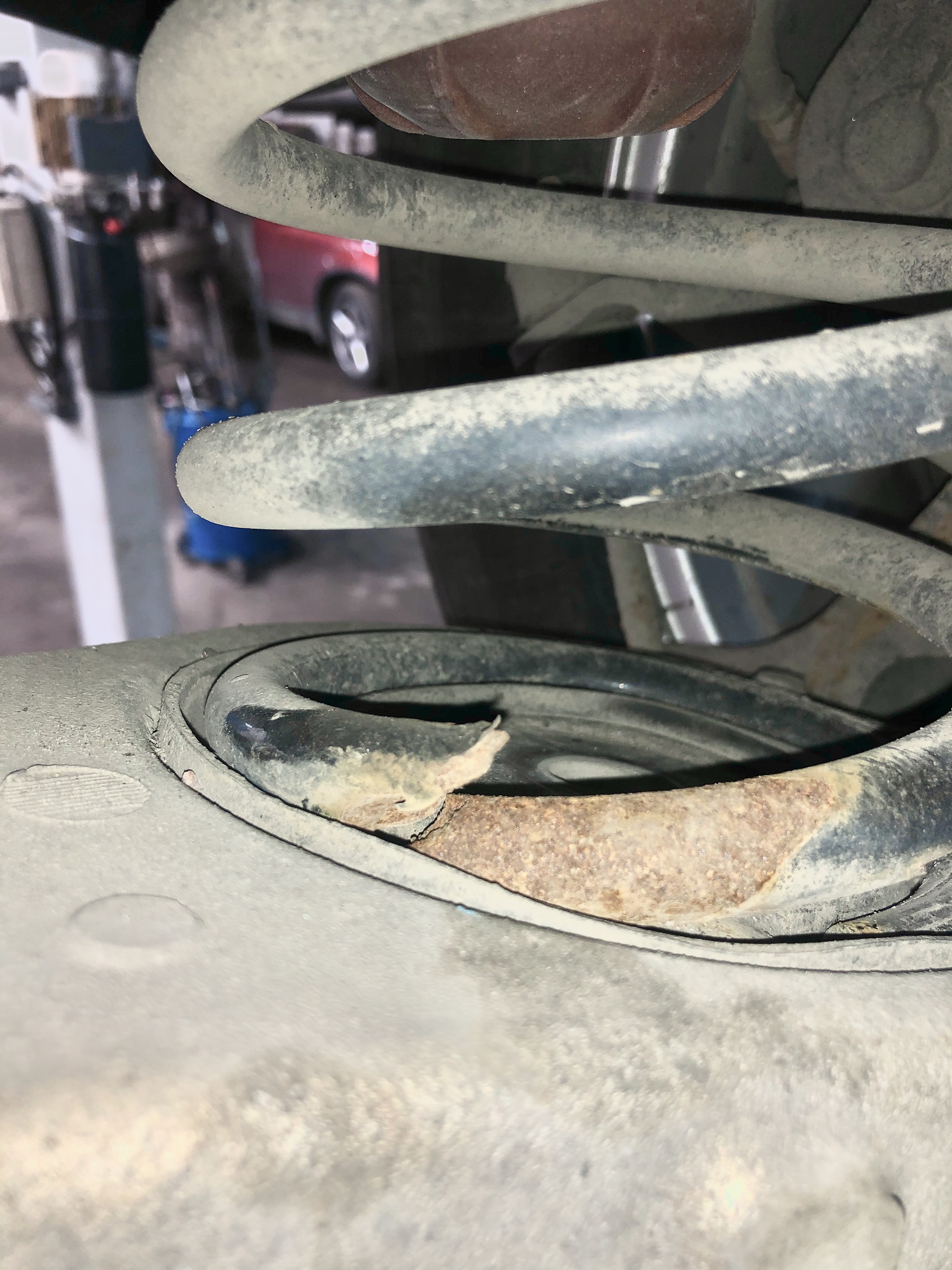 замена пружин передней и задней подвески volvo