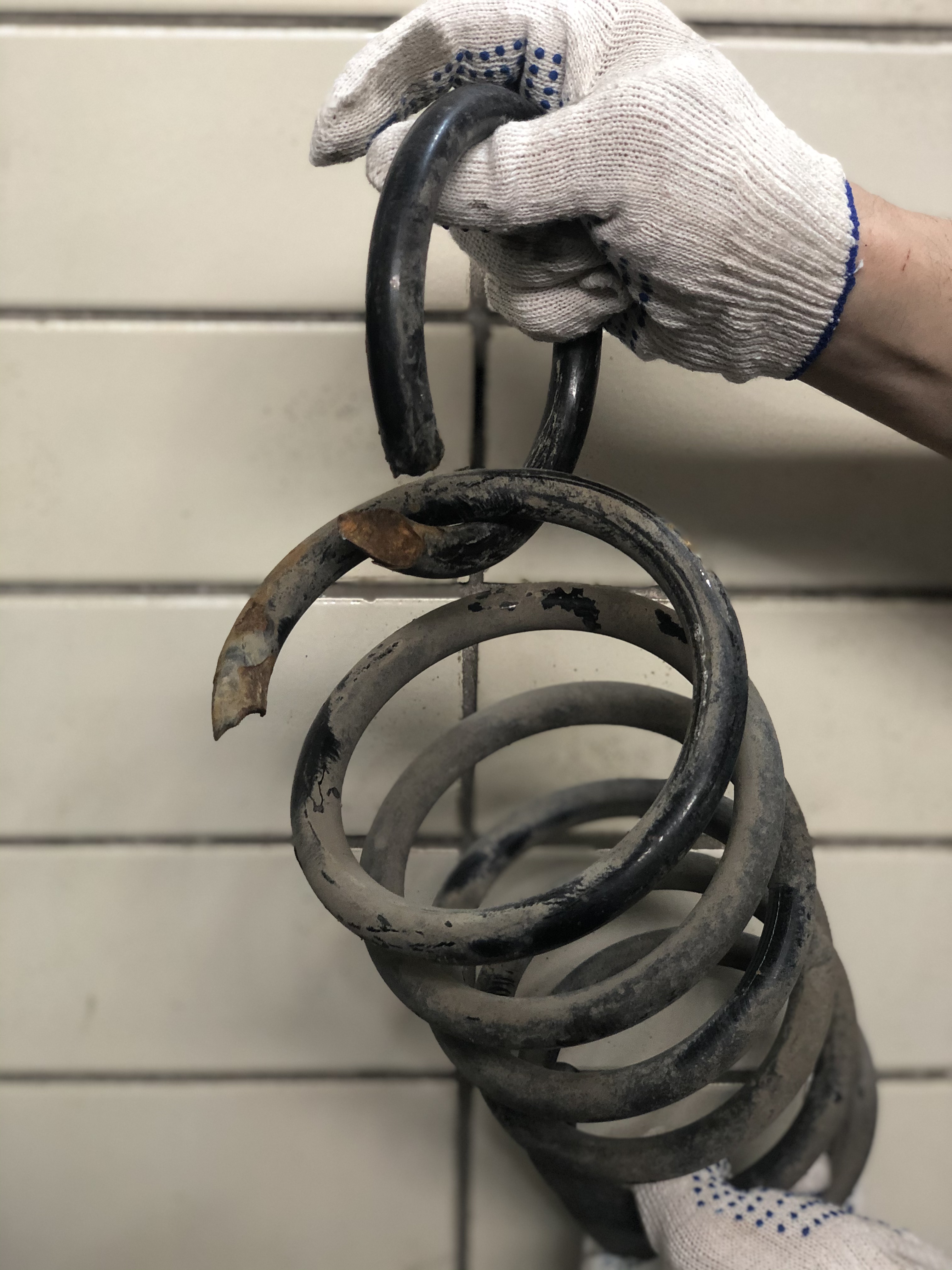 замена пружин подвески вольво