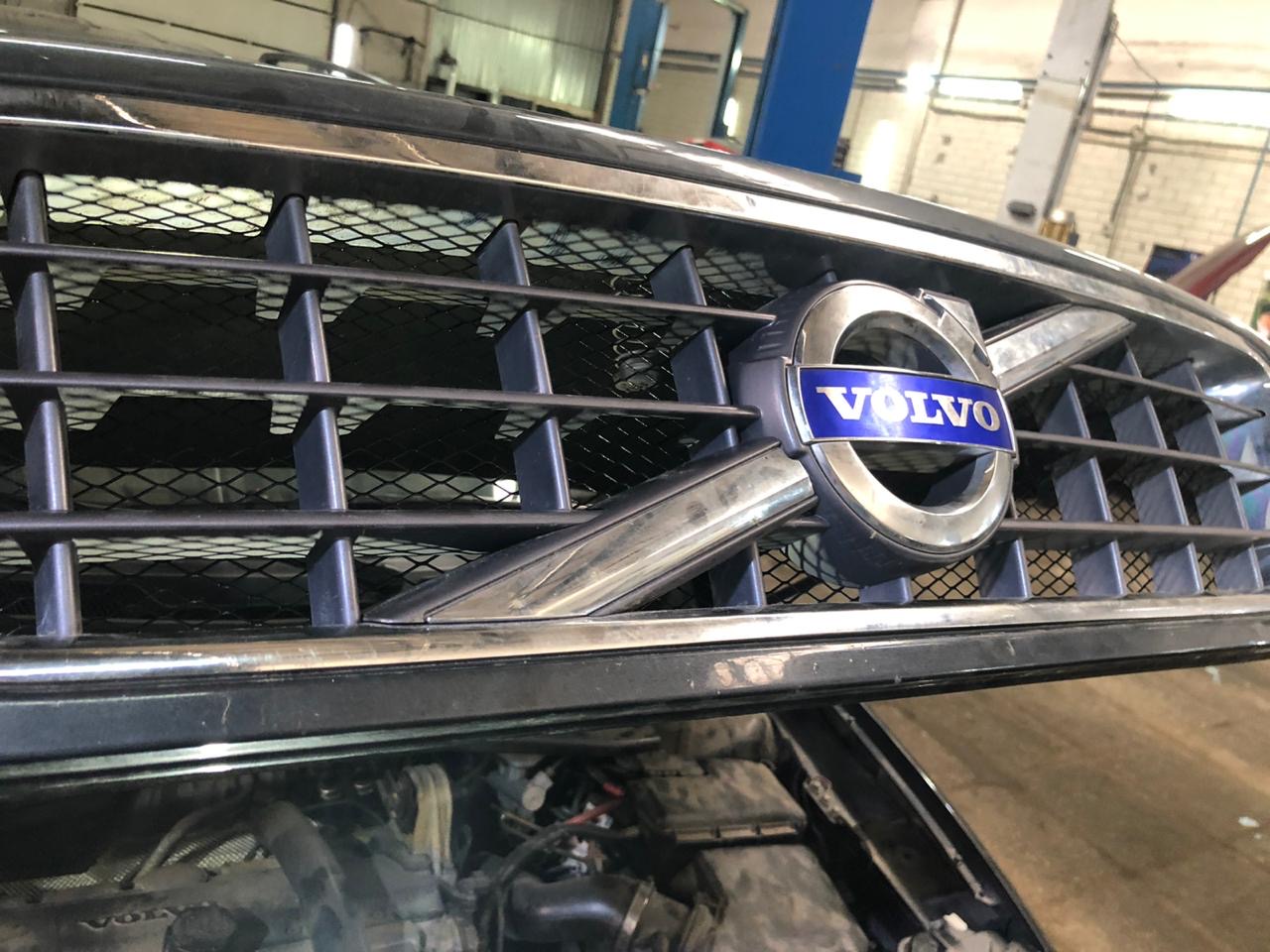 установка защитной сетки на радиатор volvo