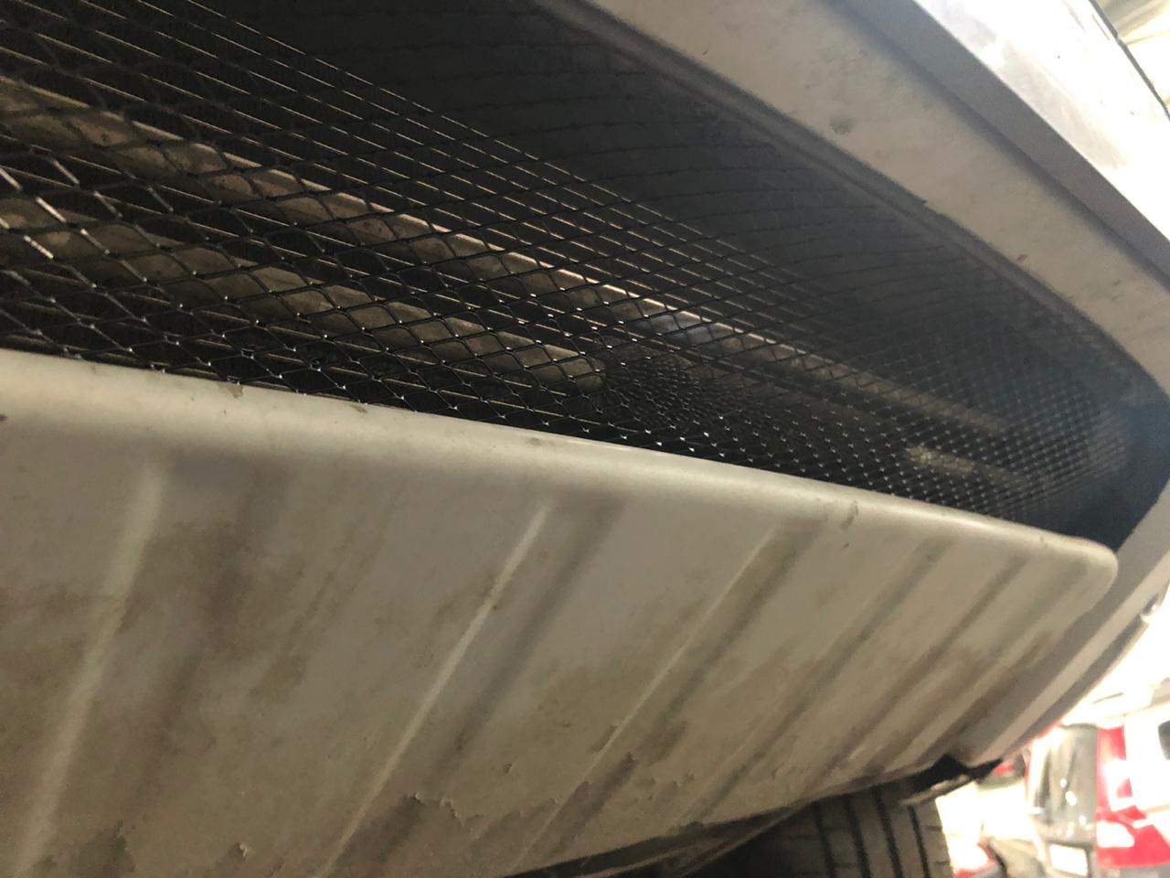 установка защитной сетки на радиатор вольво