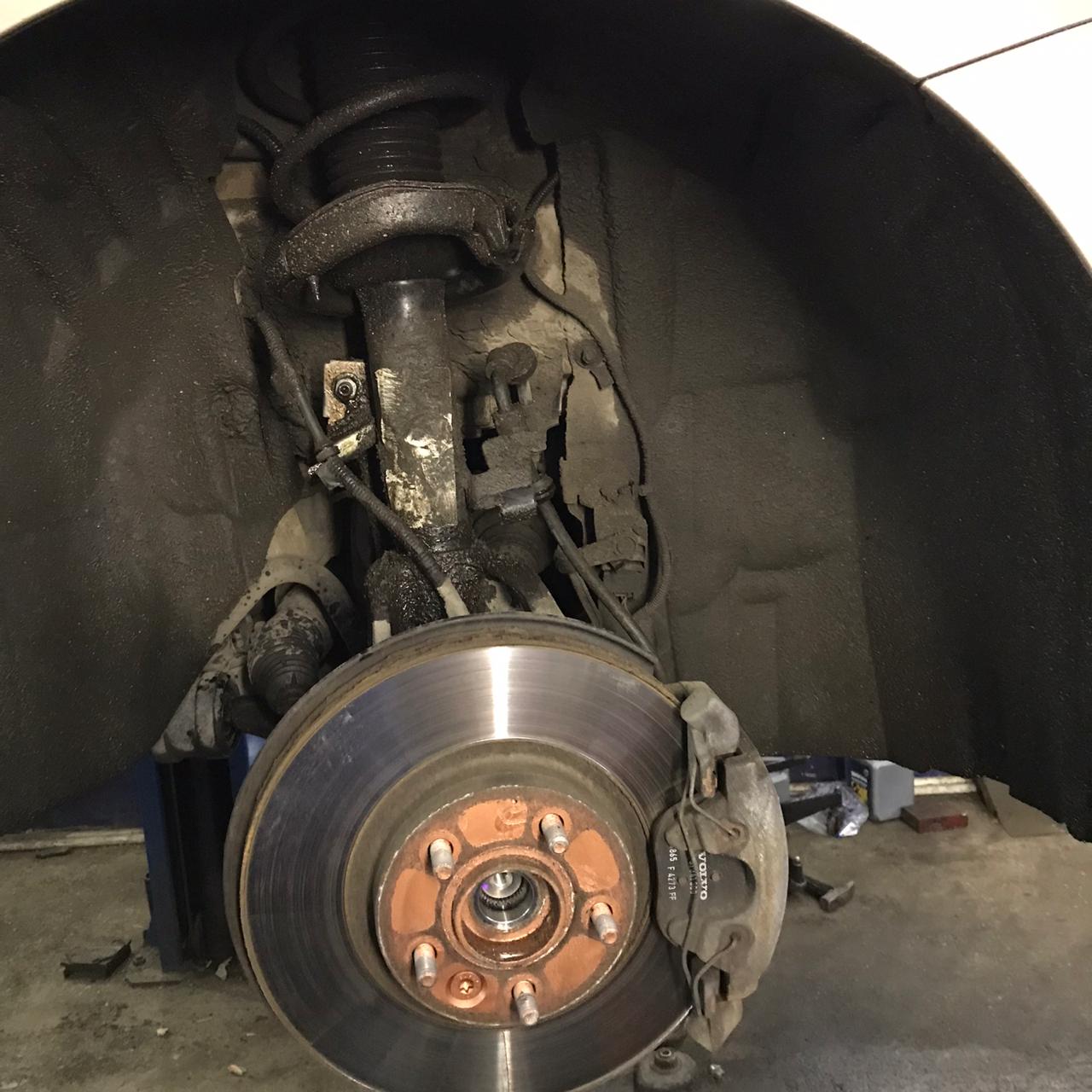 замена пружин передней и задней подвески volvo xc60