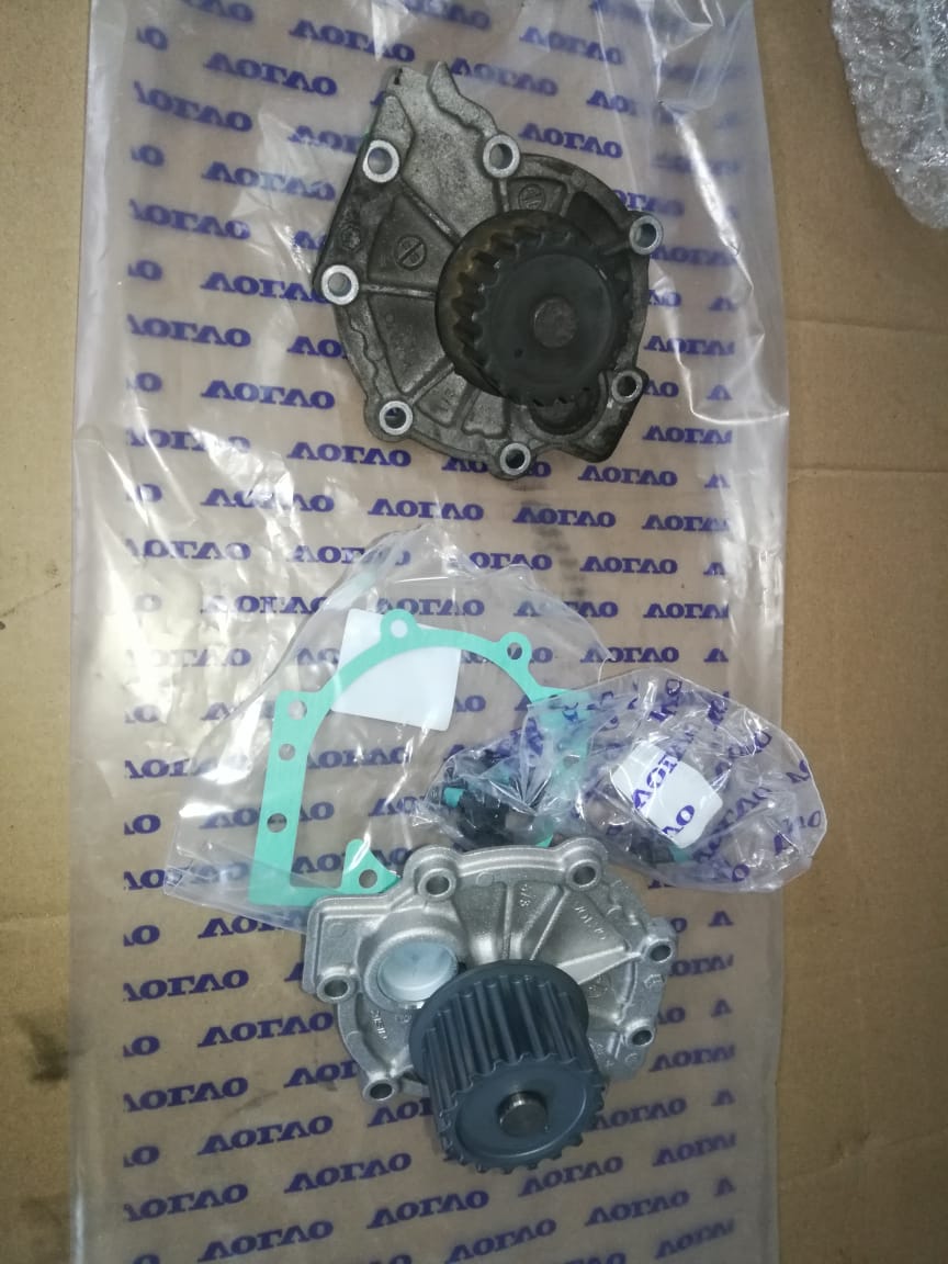 замена помпы volvo s80