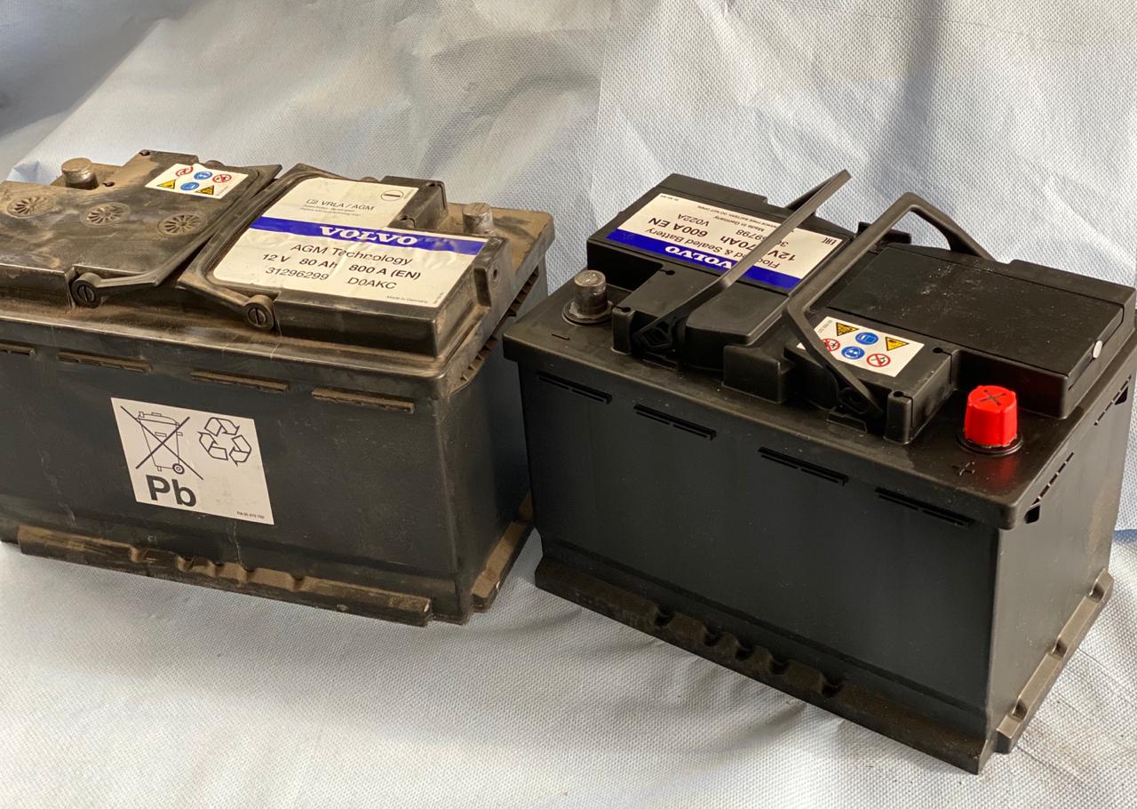 замена аккумулятора volvo xc60