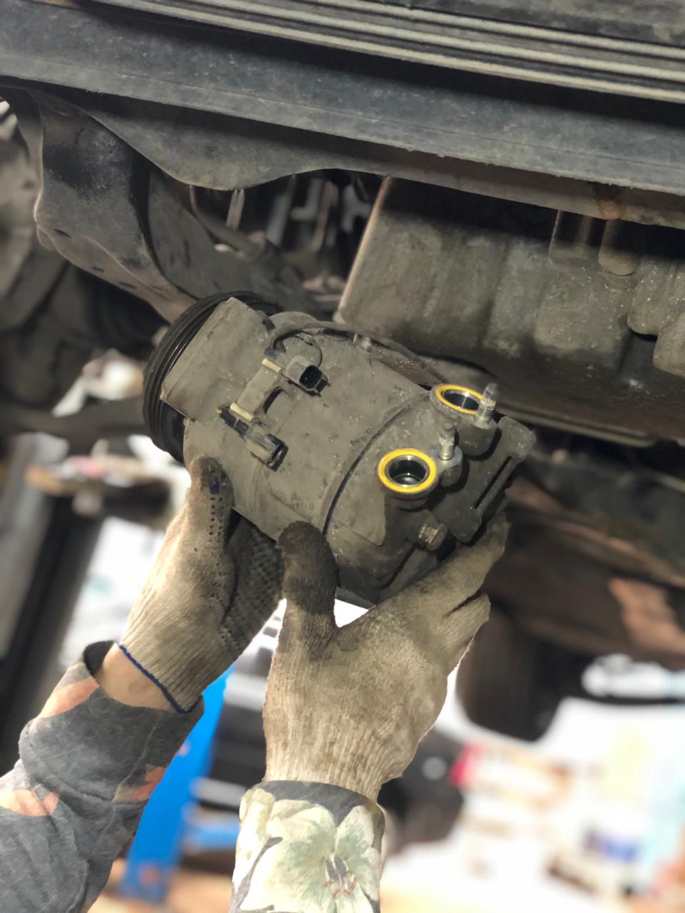 ремонт компрессора кондиционера вольво хс70