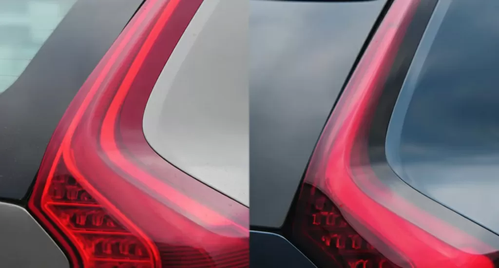 В обновленной версии Volvo XC90 фонари затемнили Задние фонари Volvo XC90