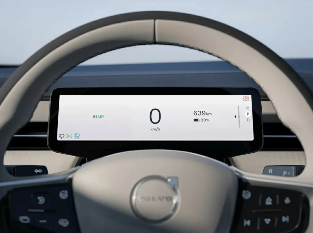 Цифровая приборка Volvo ES90