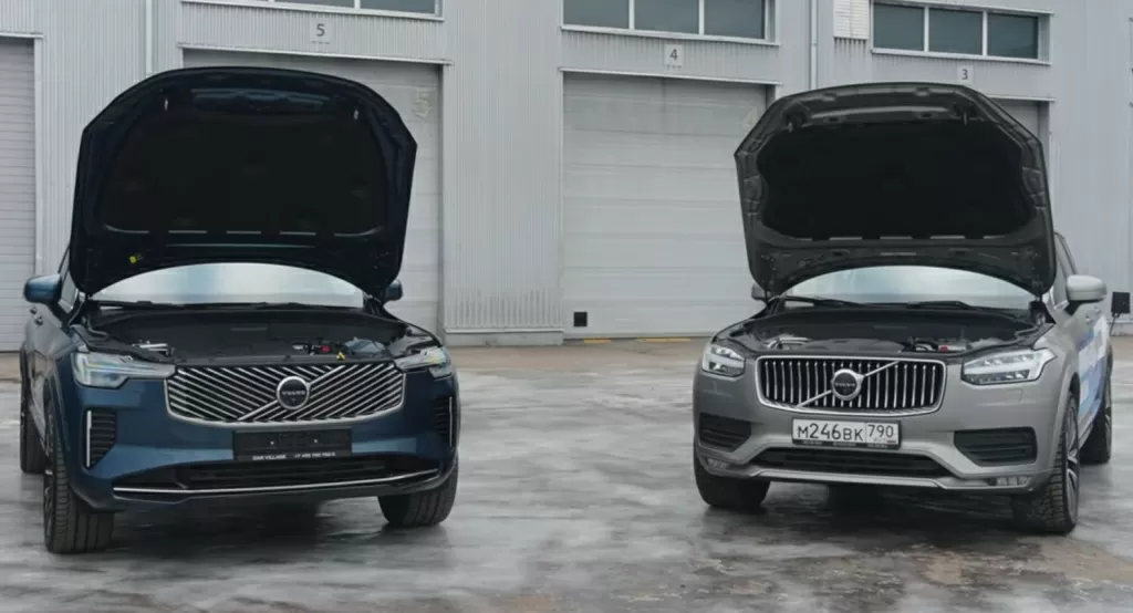 Вольво XC90 до и после улучшений в 2025 году Сравнение XC90